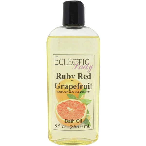 Ruby Red Grapefruit Bath Oil by Eclectic Lady - Scented