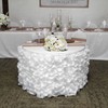 Elegant Comfortable Dessert Table Skirt Cloth Decor for Wedding Party
