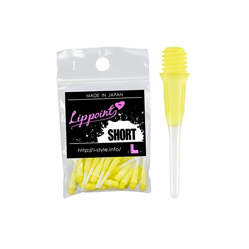 Colour Gradient Color Strong L-Style Soft Tip Plastic Short Lippoint