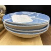 SIGRID OLSEN MELAMINE Blue Ocean Coastal 7.5" Salad/Soup Bowls NEW