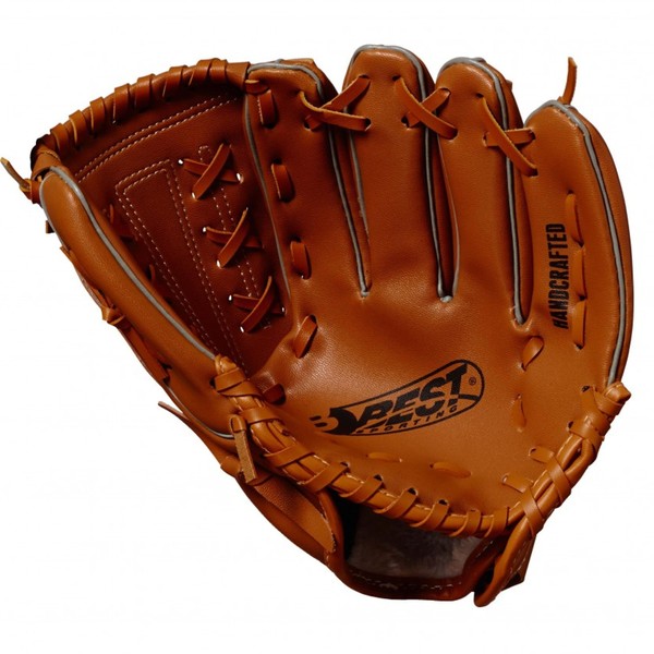 Best Sporting Baseballhandschuh braun-Natur aus Kunstleder, Größe Senior I Baseball