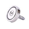 RIHEGANIT Fishing Magnets 200lb Pull Force,Strong Retrieval Magnet N52 Neodymium