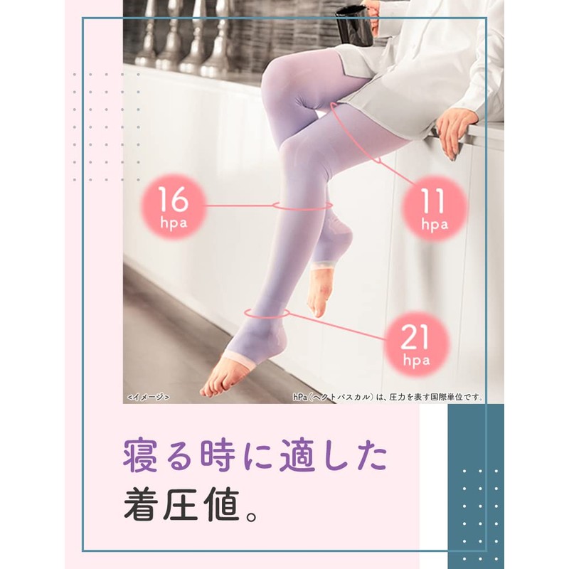 Medicut Compression Socks, Works While you Sleep, Spats, L, Comes