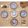 Spode Blue Italian Salad Plates Set of 4, 7.25”, Fine