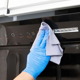 Microfiber Cleaning Cloth Roll - 20 Pack, Reusable Paper Towels Blue Tear Away Towels, Microfiber Towels for Cars, Super Absorbent Lint Free Cleaning Rags for House, Kitchen, Window