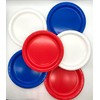 Beautiful Balloons Red White and Blue Royal Paper Plates x