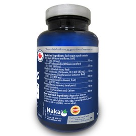 Naka Platinum Pro Stress Adaptogenic Formula to Support adrenal renewal, Stress reduction & increased Energy - 75 capsules BONUS SIZE (60+15 Free)