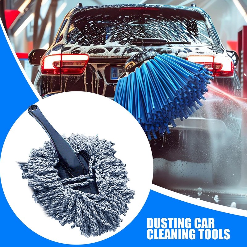 Car Duster Interior | Vehicle Dusting Brush - Ergonomic Handle,
