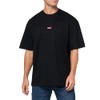 HUGO, Small Logo Block Cotton T-Shirt, Black Carbon, XXL
