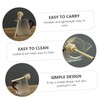 Baluue Handle Loofah Sponge Cleaning Brush for Pot Cup Compact