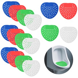 Ziyonix 16 Pack Urinal Mats Scented Urinal Pad Deodorizer Football Goal Urinal Screens Sieve Odour for Urinal Restroom & Bathroom for Offices, Restaurants, Schools