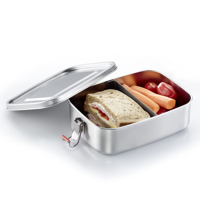 Westmark 23582270 Viva Mini Lunch Box 1100 ml, Stainless Steel,