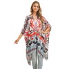 Bohemian Kimono Long Cardigan - Beachwear Bathing Swimsuit Bikini Cover