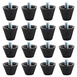 Replacement studs for football boots, 16 pieces football studs, football boots, screw studs set, nylon studs, metal head replacement studs, non-slip football boots studs 13 mm / 16 mm, screw width 5