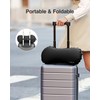 Luxtude Inflatable Lumbar Pillow for Airplane Travel, Lumbar Support Pillow
