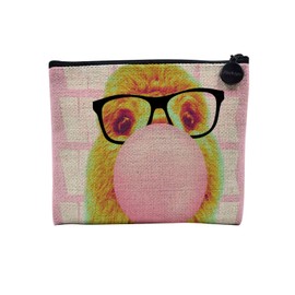 Tasche aus Leinen – Work Work Lama Collage Vintage Illustration Art Humor Parodie Meme – Kosmetiktasche aus Leinen in Leinenoptik – Geldbörse – 15 x 10 cm, leinen, 15 x 10 cm, Kosmetiktasche