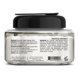 One Minute Manicure – Moisturizing Salt Scrub – 13 oz – Professionally Formulated To Exfoliate, Recondition & Moisturize Skin – Enhanced With Botanical Oils & Natural Sea Salts (Tropical Coconut)