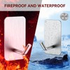 KRUI Mini Fire Blanket Hooks, Stainless Steel Adhesive Wall Hooks