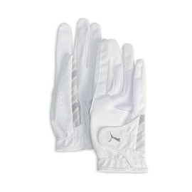 PUMA Golf Gloves Golf W PWR Grip Gloves (Both Hands), Bright White/Feather Gray, M, bright white/feather grey, M