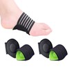 DFsucces 2 Pairs Extra Thick Cushioning Compression Arch Support Breathable