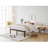 COMASACH Queen-Size Metal Bed-Frame No Box-Spring Needed,12-Inch Noise Free Black
