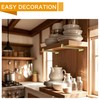 EZYDECOR Shelf Bracket 10 Inch Gold Shelf Brackets Wall Mounted