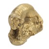 Brass Tiger Statue Ferocious Tiger Durable Brass Rustproof Durable Sturdy