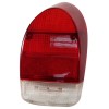 Red Vw Bug Tail Light Lens 1971-72 Red & White