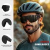 KALIYADI Polarized Sports-Sunglasses Men Running-Sunglasses: Cycling Sun Glasses Women UV400