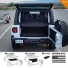 GPCA Wrangler JL 4xe 4DR Cargo Cover LITE with Tie-down