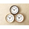 KATOMOKU Muku Clock 16 Oak Wall Clock, Continuous Second Hand,