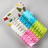 Colorful Small Plastic Clothespins 20 pieces 5ea
