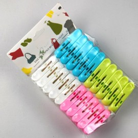 Colorful Small Plastic Clothespins 20 pieces 5ea