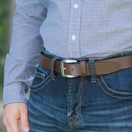 Nickel Smart Casual Brown Belt II - 44"