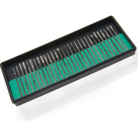 30 Pcs Diamond Rotary Burr Drill Bit Set Engraving Tools 3mm Shanks