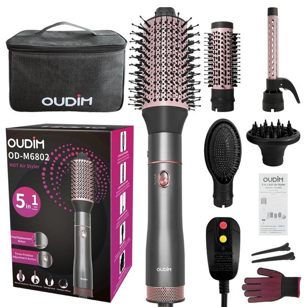 5 in 1 Hair Dryer Brush Blow Dryer Brush Set,