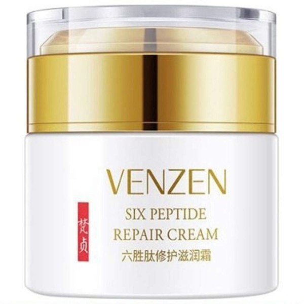 VENZEN Repair Cream Six Peptide Natural Hexapeptide-11Extract Toner Gentle Nourishment 50g
