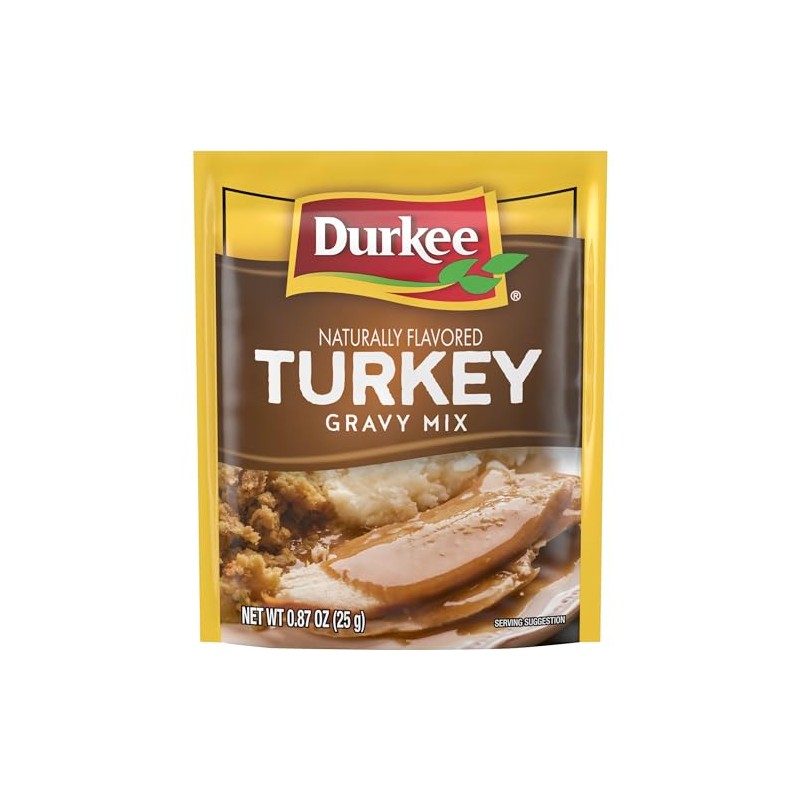 Durkee Turkey Gravy Mix, 0.875 Ounce (Pack of 12)