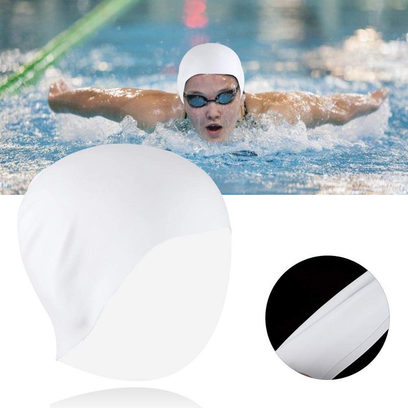VGEBY1 Gorro de nataci¨®n, 4 colores, de silicona, sin arrugas,