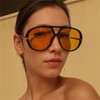 Willochra - Gafas de sol vintage de gran tamaño para