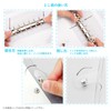 6 Holes A7 Personal Notebook Binder A7 Transparent with Bodan