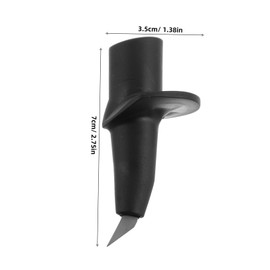 SUPVOX Carbon Fiber Trekking Pole Tip Hiking Stick Cap for Men Women Multi-Functional