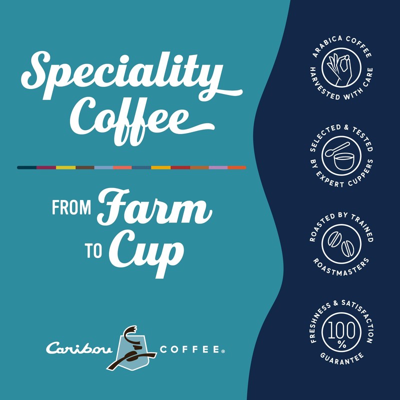 Caribou Coffee, Mahogany Dark Roast, 12 oz. Bag, Dark Roast