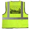CERT Safety Vest in Safety Green with Black Screen Print