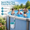Wall-Mounted Pool Surface Skimmer for Above-Ground Pools – Automatic Leaf