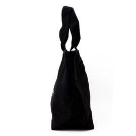 agnes b. VOYAGE Agnes B. Voyage Cotton Tote Bag Mini Tote Canvas (Black) Free Size