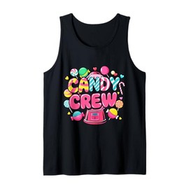Candy Land Candy Crew Decorations Sweetie Candy Squad Party Tank Top