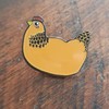 Brahma Chicken Hen Enamel Pin Farmer Gift