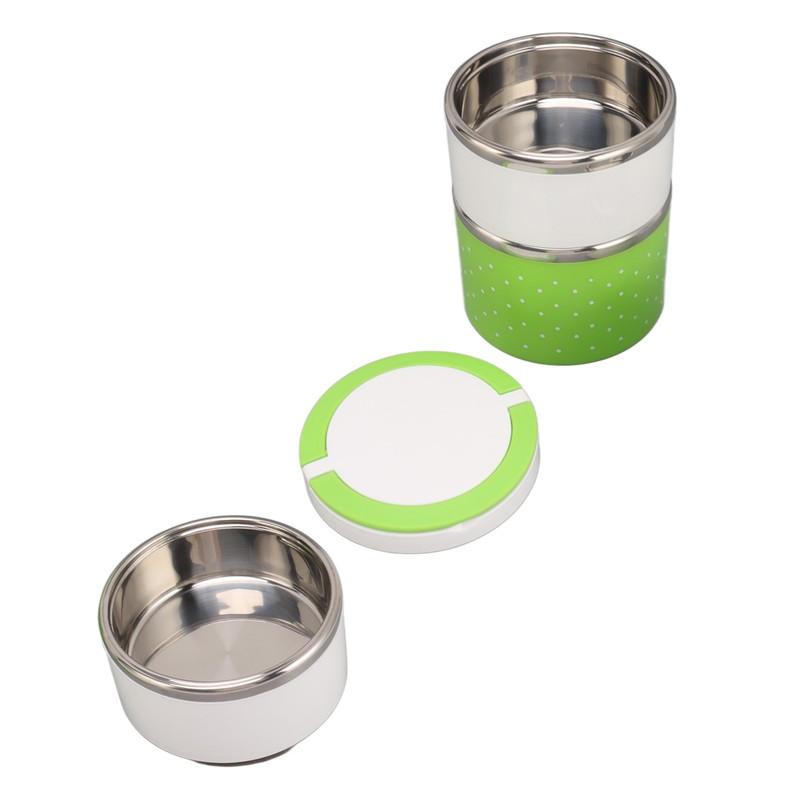 Stackable Stainless Steel Thermal Lunch Container Leakage Proof Retain Freshness
