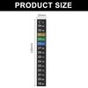 4PCS Fish Tank Thermometer Tropical - LCD Stick-On Temperature Strips